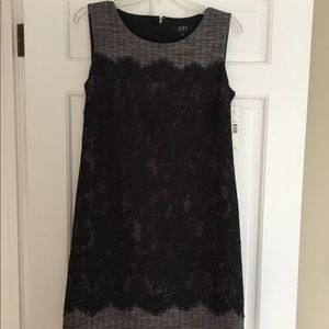 Black and Gray Sheath Dress - Alex Marie